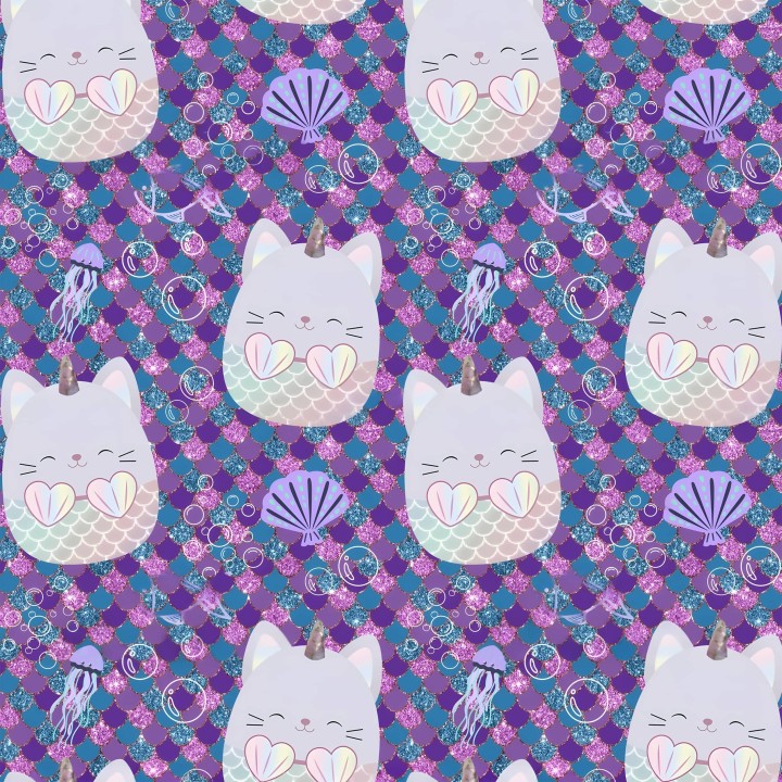 Tela gato sirenas preventa