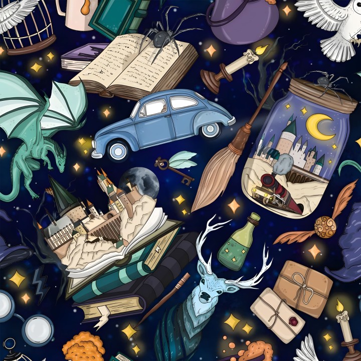 Tela Harry Potter literario preventa