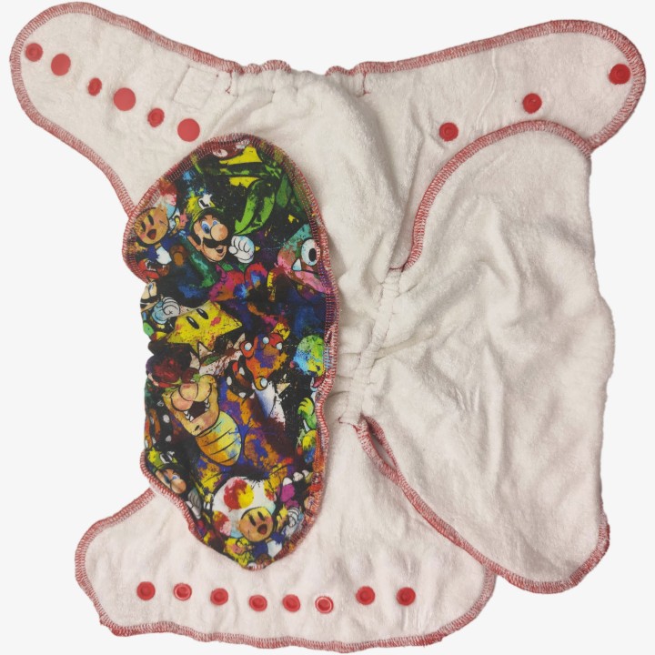 Ajustado mariposa Patiss S bambú Mario