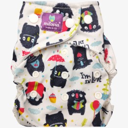 Cobertor Milonia Os monstruos + absorbentes