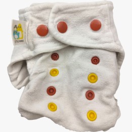 Ajustado bolsillo Little Birds Os blanco