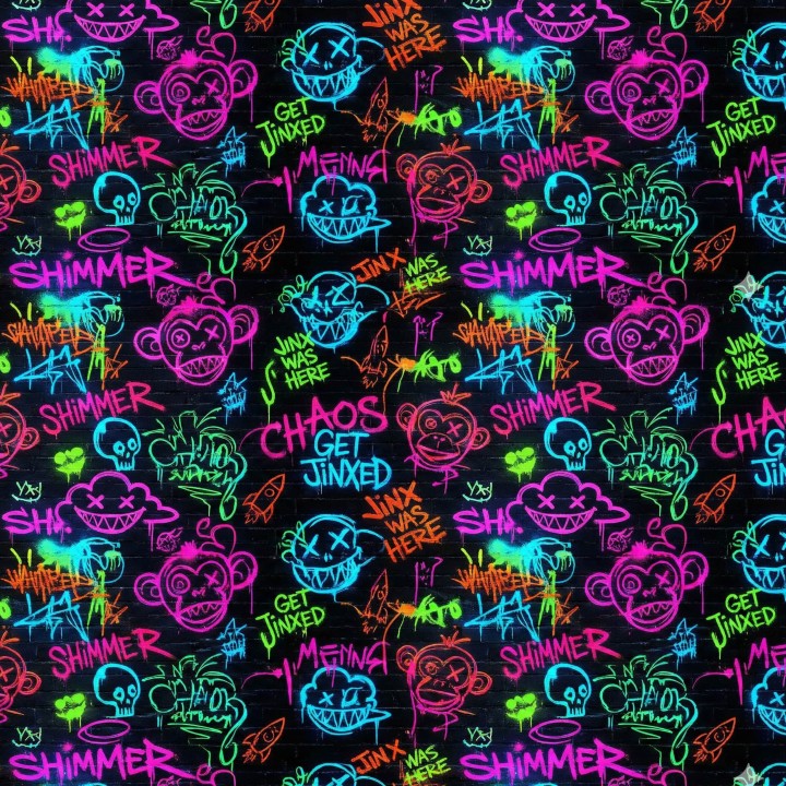 Tela Arcane grafitis Jinx preventa