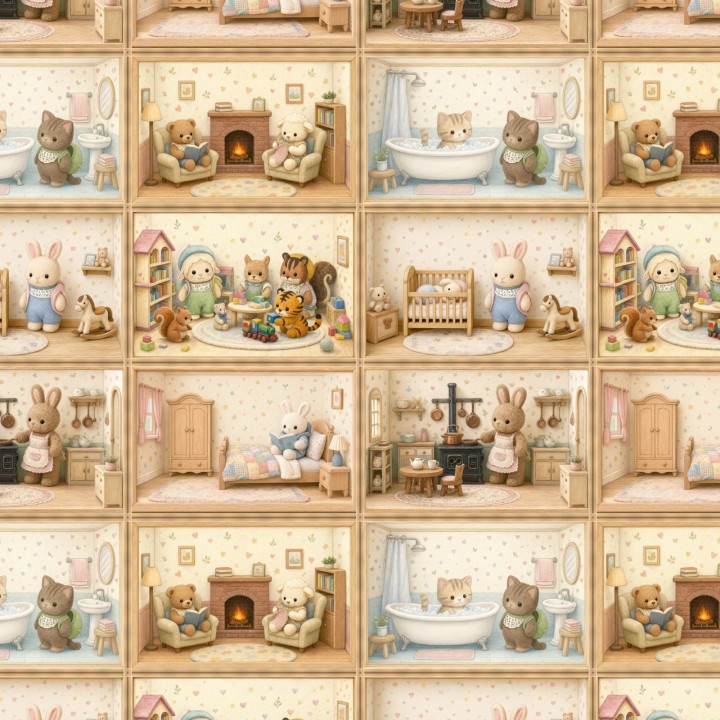Sylvanian Families en preventa · Telas Molonas by Patiss