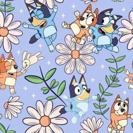 Tela bluey azul preventa