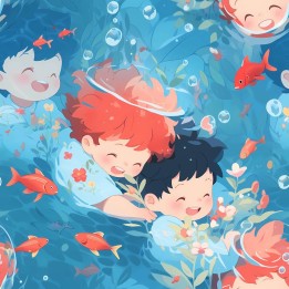 Tela ponyo mar preventa