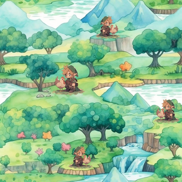 Tela Zelda Cuccos preventa