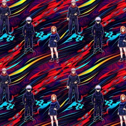 Tela jujutsu kaisen personajes preventa