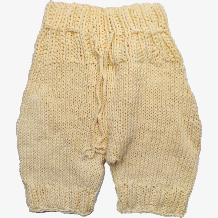 Short de algodón talla 3 amarillo