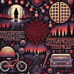 Tela Stranger Things preventa