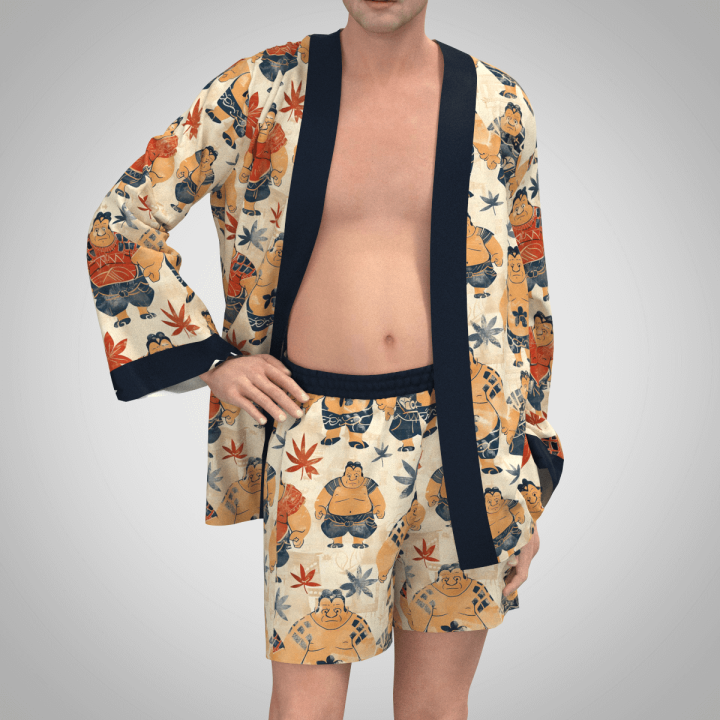 Tela japonesa sumos preventa