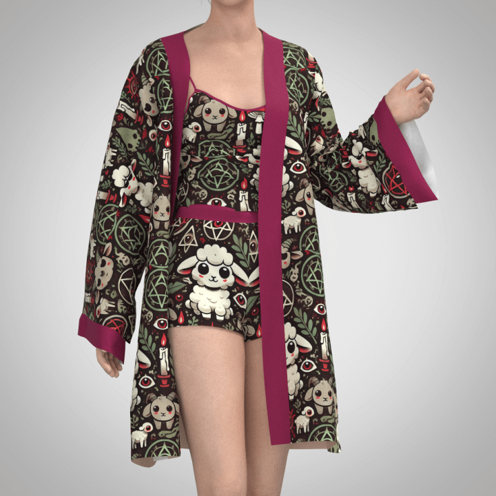 Tela Cult of Lamb rojo preventa