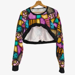 Sudadera crop tetafriendly personalizada